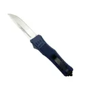 MASTER CUTLERY Out the Front Knife 3.5" Stainless Drop Point Blade | Blue Handles - Master Cutlery