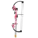 TROPHY RIDGE ARCHERY 17 Brave Youth Bow Pink Right Hand w/Acc - Trophy Ridge