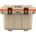 PELICAN 30QT Elite Cooler (Tan/Orange) - Pelican