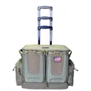 GPS Tactical Rolling Range Bag Holds 10 handguns Tan - Gps
