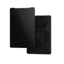 GROOVE LIFE Wallet Gun Metal Black Leather - Groove Life