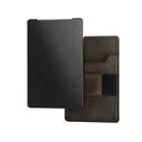 GROOVE LIFE Wallet Gun Metal Brown Leather - Groove Life