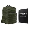 NCSTAR VISM 2974 Backpack w/ 11"X14" Soft Panel - Green - Ncstar