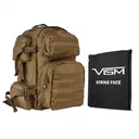 NCSTAR 2911 Backpack w/ 10"X12" Soft Panel - Tan - Ncstar