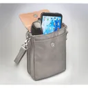 GUN TOTE'N MAMAS X-Body Smart Phone Pouch Gunmetal 6.75" - Gun Tote'n Mamas