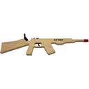 MAGNUM ENTERPRISES AK-47 Combat 12 Shot Rubber Band Rifle - Blue Ammo - Magnum Enterprises
