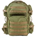 NCSTAR Tactical Backpack - Green w/Tan Trim 18" - VSM Gun Cases