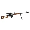 GOAT GUNS Minature SVD Model 1:3 Scale | Black - GoatGuns