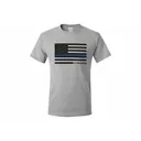 KYGUNCO Blue Line Flag T-Shirt - Light Steel - Kygunco