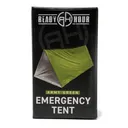 READY HOUR Nylon Emergency Tent w/ Survival Whistle - Army Green - Ready Hour