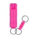 SABRE Max Strength Pepper Spray Pink Flip Top Keychain - Sabre