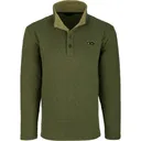 DRAKE Delta Quilted Sweatshirt Loden - Drake