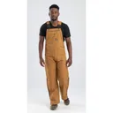 BERNE WORKWEAR Heritage Unlined Duck Bib Overall Brown Duck - Berne Workwear