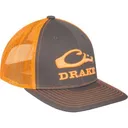 DRAKE Logo Mesh Back Cap Chocolate/Orange OSFM - Drake