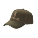 BROWNING Dura-Wax Solid Color Ballcap Olive - Browning