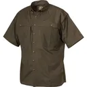 DRAKE Cotton Wingshooters Short Sleeve Olive Plus Sizes - Drake Waterfowl