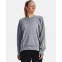 UNDER ARMOUR Women's UA Shoreline Terry Crew w/ Kangaroo Pocket - Steel - Under Armour