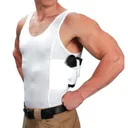 UNDERTECH Mens Conceal Carry Tank Top 2XL White Ambi - Undertech
