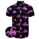 RETRO RIFLE Hawaiian SS Button Down - Macaws / Black - Retro Rifle