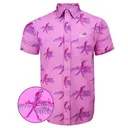 RETRO RIFLE Hawaiian SS Button Down - Macaws / Pink - Retro Rifle