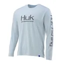 HUK Icon X Long Sleeve Performance Tee Seafoam - Huk