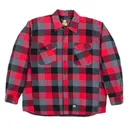 BERNE WORKWEAR Timber Flannel Shirt Jacket Plaid Red - Berne Workwear