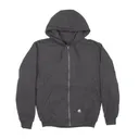 BERNE WORKWEAR Heritage Thermal Hooded Sweatshirt Charcoal Plus - Berne Workwear