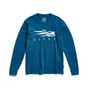 SITKA Icon Long Sleeve Tee Admiral Blue - Sitka