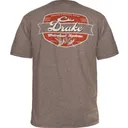 DRAKE Vintage Script Tee Short Sleeve Brown Heather - Drake