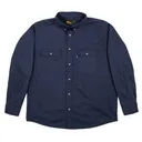 BERNE WORKWEAR Torque Ripstop Mens Long Sleeve Shirt Navy - Berne Workwear