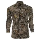 WORLD FAMOUS Cotton Button Shirt Burly Tan Plus Sizes - World Famous