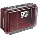 PELICAN 1050 Micro Case - Red / Clear - Pelican