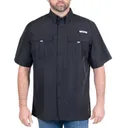 HABIT Fourche Mountain River Shirt Short Sleeve Black - Habit Outdoors