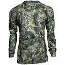 WORLD FAMOUS Mens Long Sleeve 1/4 Zip Shirt Burly Tan/Green - World Famous