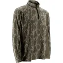 NOMAD CLOTHING 1/4 Zip Long Sleeve Cooling Mossy Oak Bottomland - Nomad Clothing
