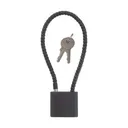 ALLEN Cable Lock, 9", Black - Allen