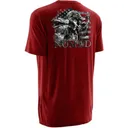 NOMAD CLOTHING American Archer Short Sleeve Tee Heather Red - Nomad Clothing