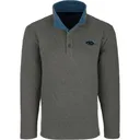 DRAKE Delta Quilted Sweatshirt Charcoal - Drake