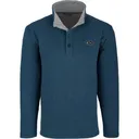 DRAKE Delta Quilted Sweatshirt Ensign Blue - Drake