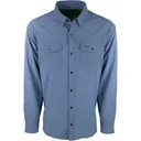 DRAKE Traveler's Check L/S Shirt Navy - Drake
