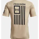UNDER ARMOUR New Freedom Flag T-Shirt Marine OD Green--Black - Under Armour