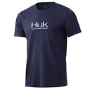 HUK Performance Fishing Tee Navy Heather - Huk