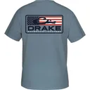 DRAKE Patriotic Bar T S/S Blue Jean Plus - Drake