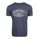 KINGS CAMO Dead Head Tee Heather Denim - Kings Camo