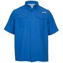 HABIT Belcoast SS River Guide Fishing Shirt Marlin Blue - Habit Outdoors
