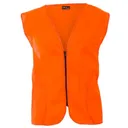 WORLD FAMOUS Blaze Orange Hunting Zippered Vest - World Famous