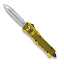 COBRATEC Small Yellow Black CTK-1 Dagger Not Serrated - Cobratec