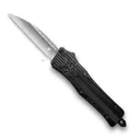 COBRATEC Small Black CTK-1 Wharncliffe Not Serrated - Cobratec
