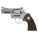 COLT Python 357 Mag 3" 6rd Revolver - Stainless / Walnut (FACTORY BLEM) - Colt