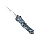COBRATEC Small Blue Cobra Skin CTK-1 Drop Not Serrated - Cobratec